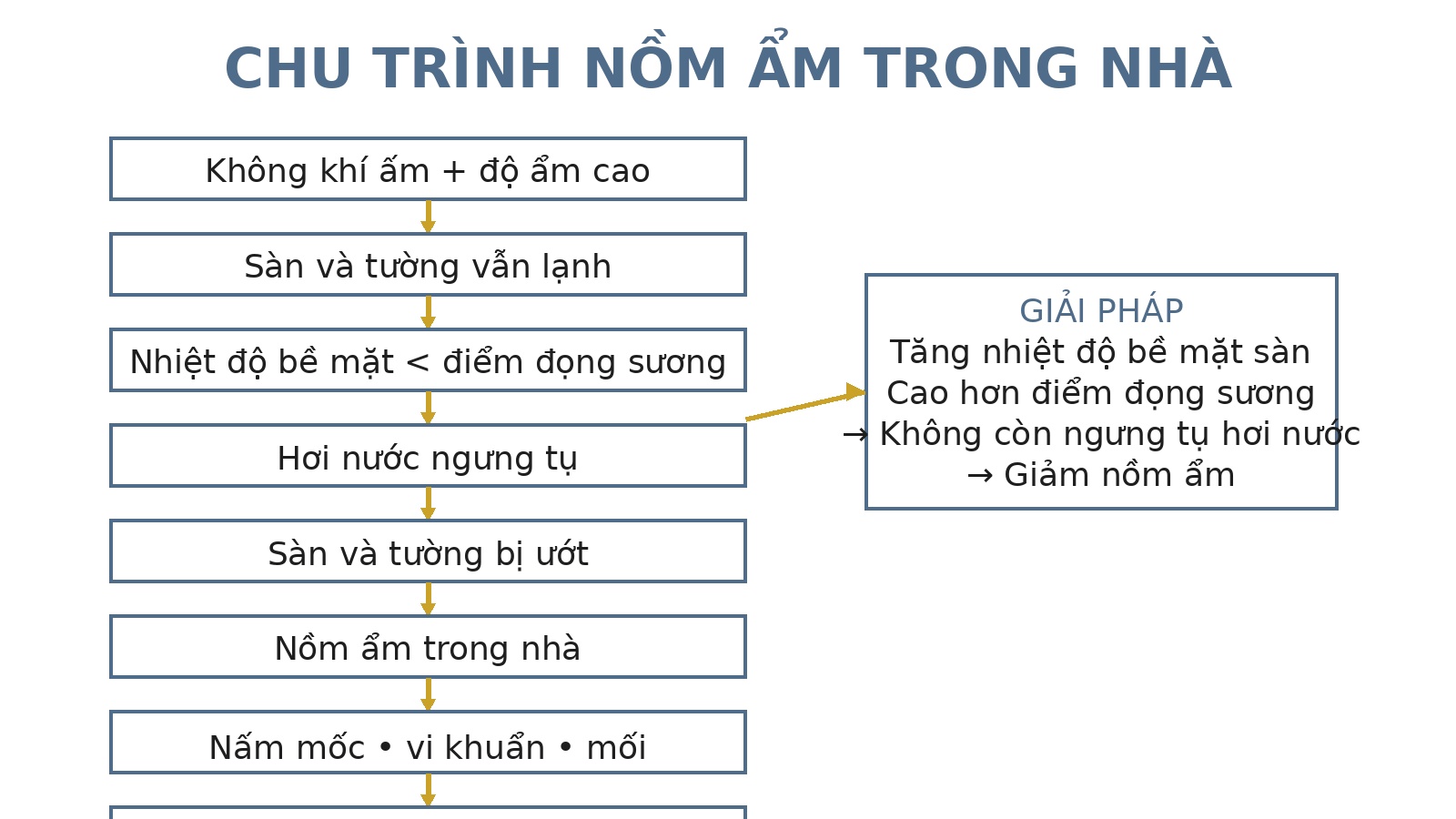 Sơ đồ khoa học chu trình nồm ẩm